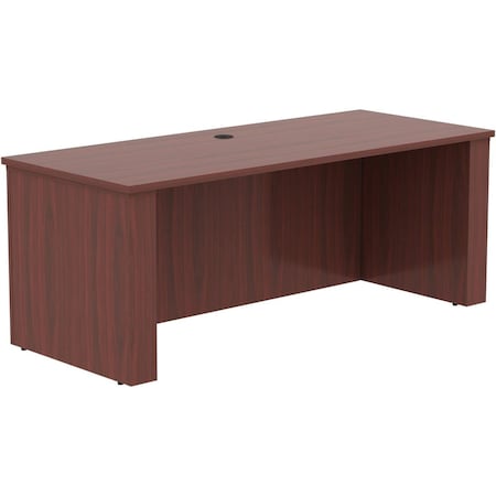 Lorell 72 x 29 x 49 in. Essentials Sit to Stand Desk ShellMahogany LLR69574
